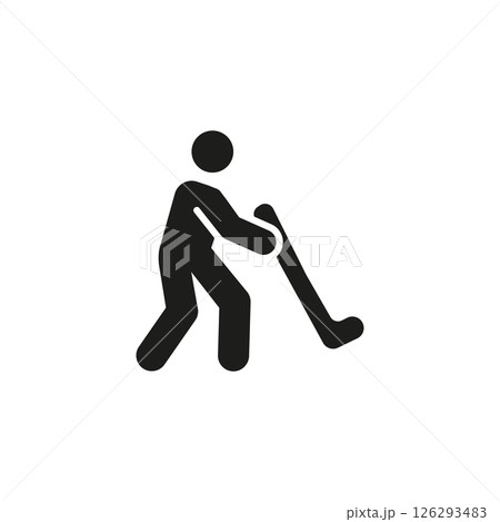 Hockey Player Icon Hockey Player Icon 126293483