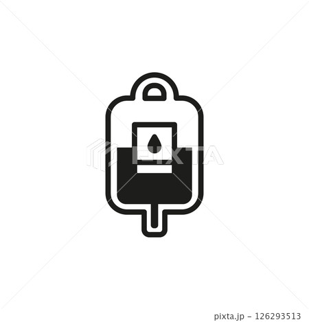 Blood transfusion icon 126293513