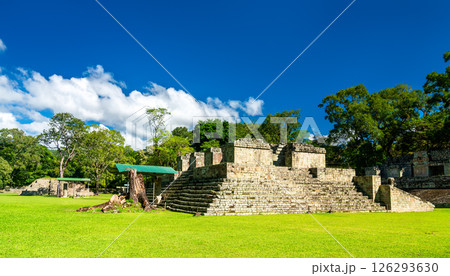 Mayan ballcourt at Copan archaeological site in the Mesoamerican cultural region. UNESCO world heritage in Honduras Mayan ballcourt at Copan archaeological site in the Mesoamerican cultural region. UNESCO world heritage in Honduras 126293630