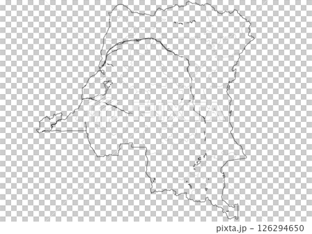 Blank map Democratic Republic of the Congo Blank map Democratic Republic of the Congo 126294650