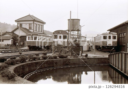 昭和60年　廃止間近の加悦鉄道　加悦駅　京都府　丹後地方　記録写真 126294816