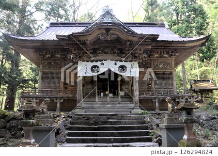修験道の十和田神社 本殿 十和田湖 青森県 修験道の十和田神社 本殿 十和田湖 青森県 126294824