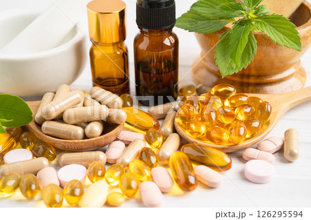 Fish oil vitamin with EPA and DHA,Alternative medicine herbal organic capsule with vitamin E omega 3. 126295594