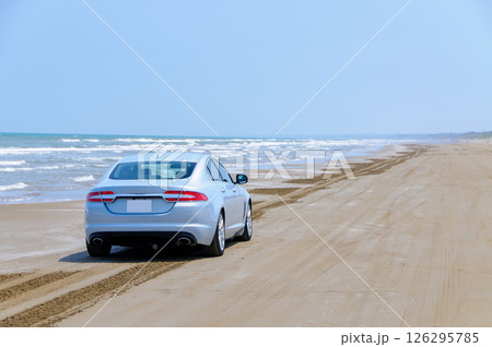 日本で唯一！　車で走れる砂浜　16 126295785