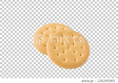 Two biscuits on a transparent background (png) 126295865