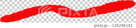 Red hand drawn underline icon Red hand drawn underline icon 126296182