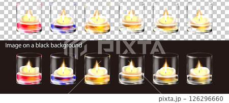 點燃漂浮蠟燭 126296660