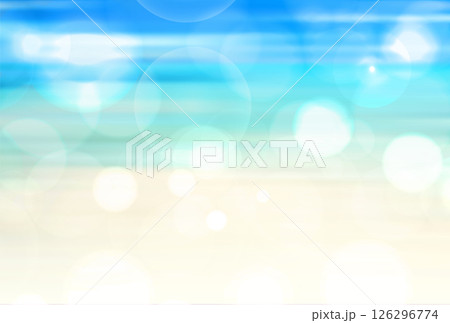 青　波　夏　風景　背景 126296774