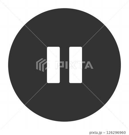 ストップ　一時停止ボタン　単品　黒 126296960