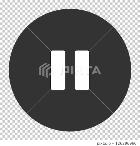 ストップ　一時停止ボタン　単品　黒 126296960