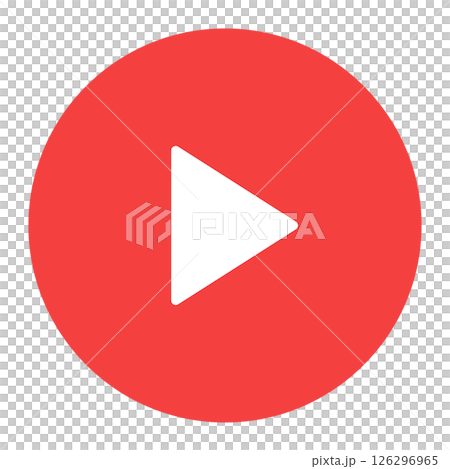 影片、影片、播放按鈕、單一項目、紅色 影片、影片、播放按鈕、單一項目、紅色 126296965