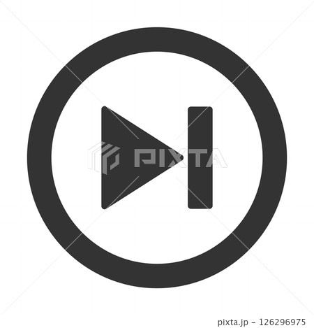 スキップボタン　単品　黒 126296975