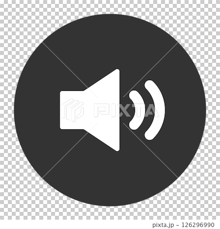 Volume adjustment Volume button Single item Black 126296990
