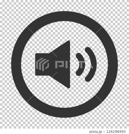 Volume adjustment Volume button Single item Black 126296993