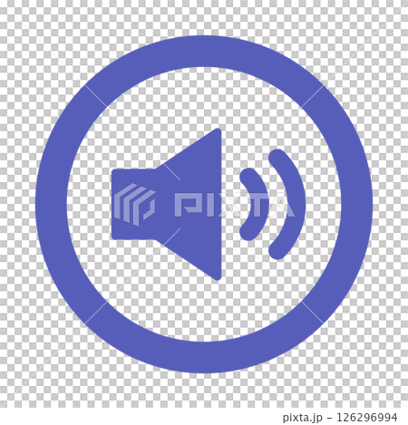 音量調整　ボリュームボタン　単品　青 126296994