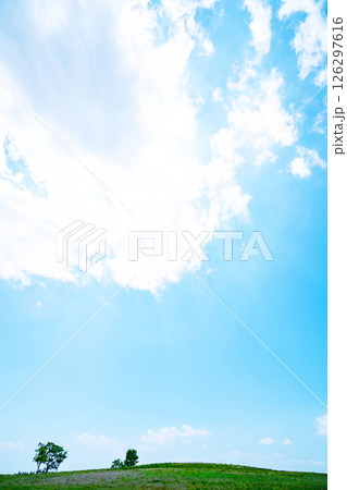 青空と草原 126297616