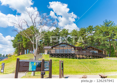 「岩手県」北山崎園内にあるビジターセンター 田野畑村 「岩手県」北山崎園内にあるビジターセンター 田野畑村 126297941
