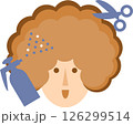 ヘアカットする人のイラスト 126299514