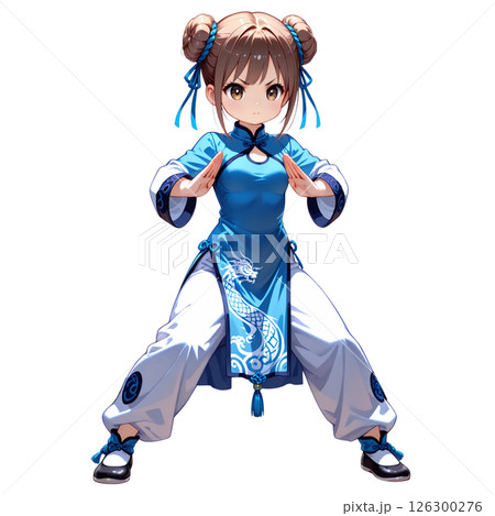 青龍のカンフー少女 126300276