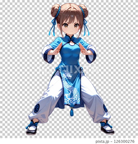 青龍のカンフー少女 126300276
