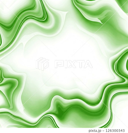 green abstract background with green leaves 126300343