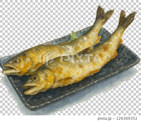 アユの塩焼き アユの塩焼き 126300352