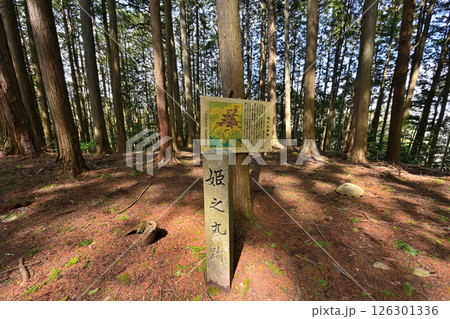 毛利元就の公墓がある「安芸郡山城」　曲輪群の様子 126301336