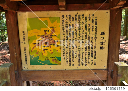 毛利元就の公墓がある「安芸郡山城」 曲輪群の様子 毛利元就の公墓がある「安芸郡山城」 曲輪群の様子 126301339