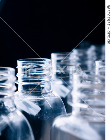 Plastic Bottle Packaging for Beverage Manufacturing. 126301596