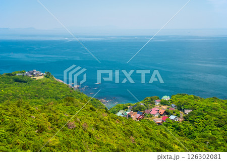 鳥羽パールロード『鳥羽展望台 海女のテラス』からの絶景 126302081