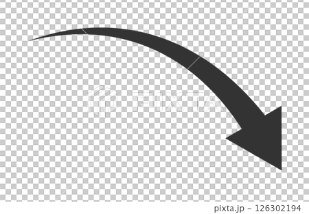 向下箭頭黑色 126302194