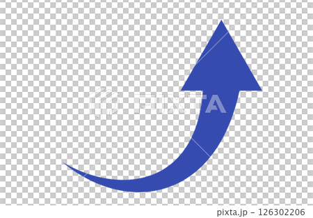 藍色上升箭頭簡約單品 藍色上升箭頭簡約單品 126302206
