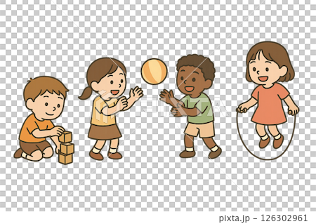 夏休みの子供達 夏休みの子供達 126302961