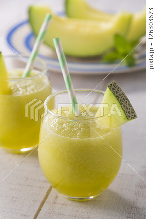 フレッシュメロンジュース 126303673