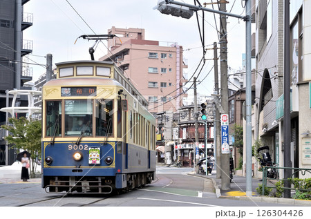鉄道　路面電車：都電荒川線　9000形 (9002号)  126304426