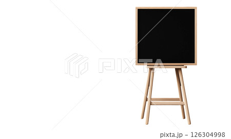 Minimalist Black Chalkboard Stand 126304998