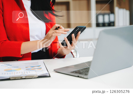 Searching Browsing Internet Data Information Networking Concept with blank search bar. Searching Browsing Internet Data Information Networking Concept with blank search bar. 126305276