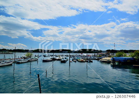 千葉県　手賀沼公園 ボート乗り場 126307446