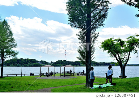 千葉県　手賀沼公園 ボート乗り場 126307451