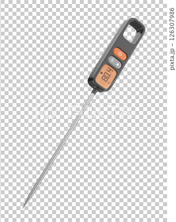 Digital kitchen thermometer 126307986