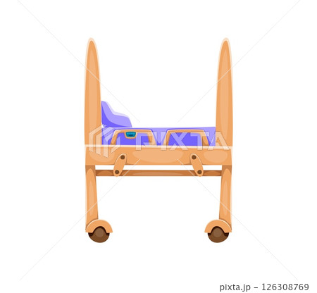 Medicine cartoon font hospital bed letter H. Healthcare kids ABC font sign, medicine cartoon isolated vector English alphabet typeface letter. Medical typeset symbol or hospital type element Medicine cartoon font hospital bed letter H. Healthcare kids ABC font sign, medicine cartoon isolated vector English alphabet typeface letter. Medical typeset symbol or hospital type element 126308769