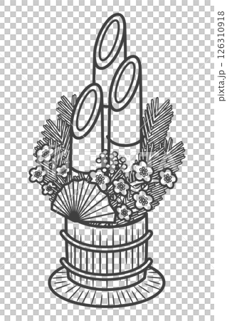 門松 門松 126310918