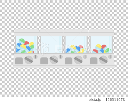 Capsule toy, gachapon illustration 126311078