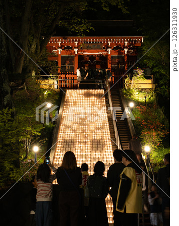 草津温泉　湯畑まえ（光泉寺・山門下）のキャンドルイベント 126311930