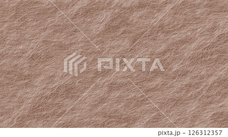 細かい毛並みのピンクモヘア風テクスチャ　ファブリック背景素材 126312357