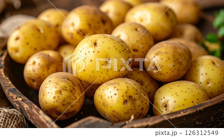 新鮮なじゃがいもと自然の恵み5 新鮮なじゃがいもと自然の恵み5 126312549