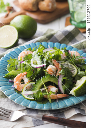 ゴーヤと海老のサラダ ゴーヤと海老のサラダ 126312702