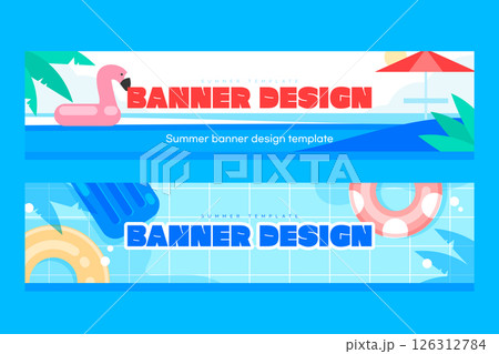 Cool Summer Event Banner 126312784