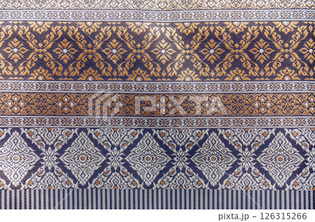 Hand woven handicraft patterned design is the art of Thailand Hand woven handicraft patterned design is the art of Thailand 126315266