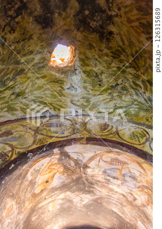 Qusayr Amra, Jordan frescoes of desert castle 126315689